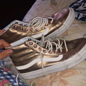 rose gold vans